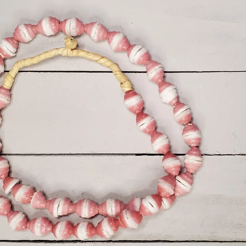Ghana Sandcast Beads - Red
