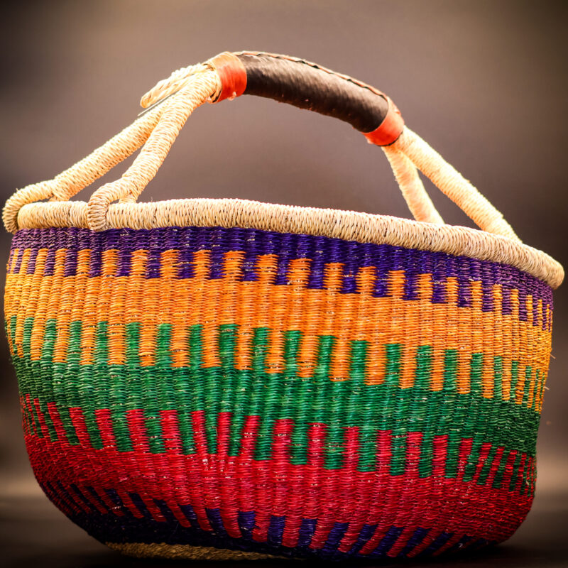 Classic Bolga Ghana Basket - Afia